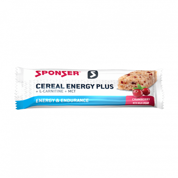 Енергетичний батончик Sponser CEREAL ENERGY PLUS (журавлина)