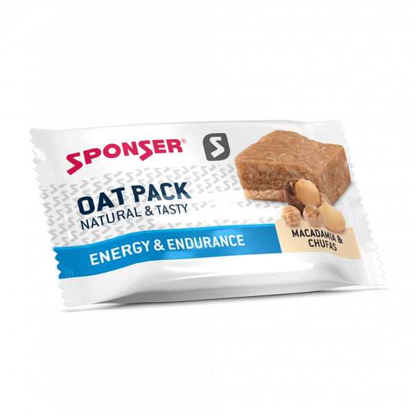 Батончик енергетичний Sponser OAT PACK (макадамія-чуфас)