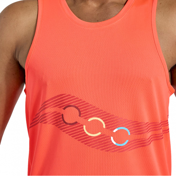 Майка чоловіча Saucony STOPWATCH SINGLET