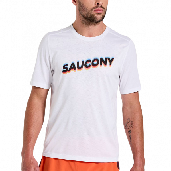 Чоловіча футболка Saucony STOPWATCH GRAPHIC SHORT SLEEVE