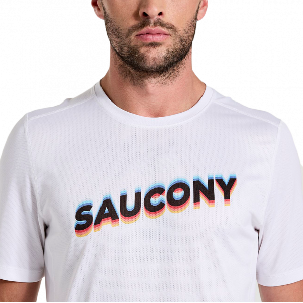 Чоловіча футболка Saucony STOPWATCH GRAPHIC SHORT SLEEVE