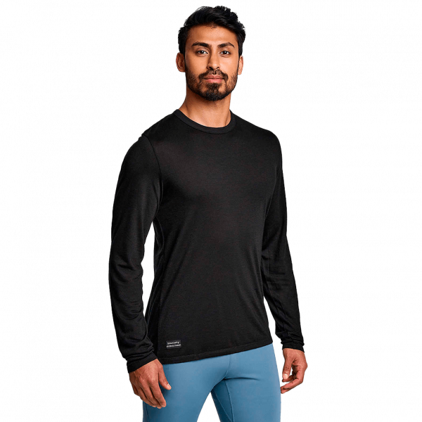 Чоловічий лонгслів Saucony PEREGRINE MERINO LONG SLEEVE