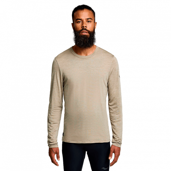 Чоловічий лонгслів Saucony PEREGRINE MERINO LONG SLEEVE