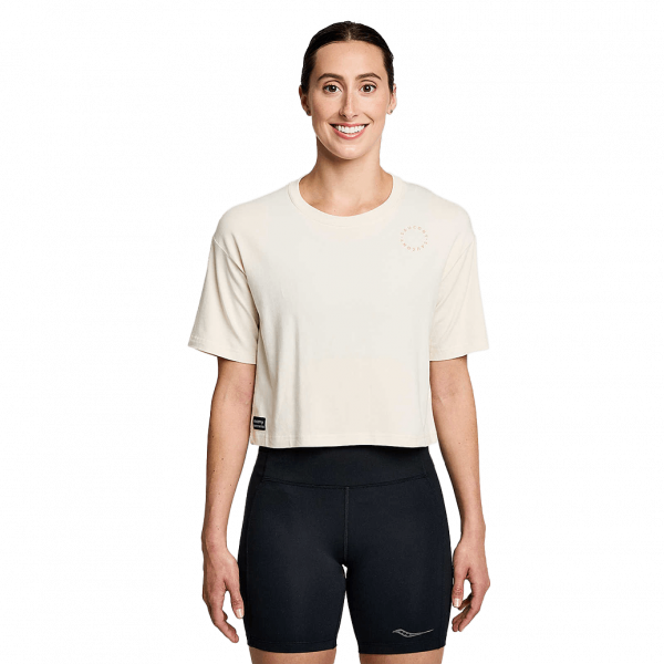 Жіноча футболка Saucony RECOVERY BOXY TEE