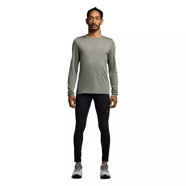 Чоловічий лонгслів Saucony PEREGRINE MERINO LONG SLEEVE