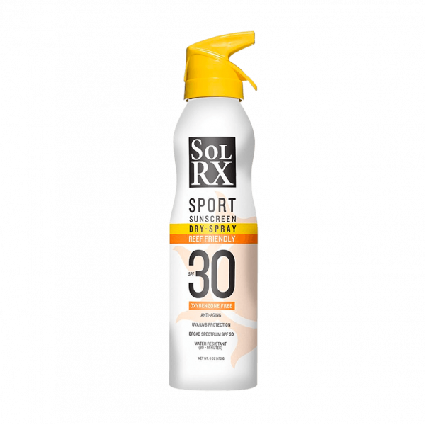 Сонцезахисний сухий спрей SolRx SPORT SUNSCREEN SPRAY SPF 30